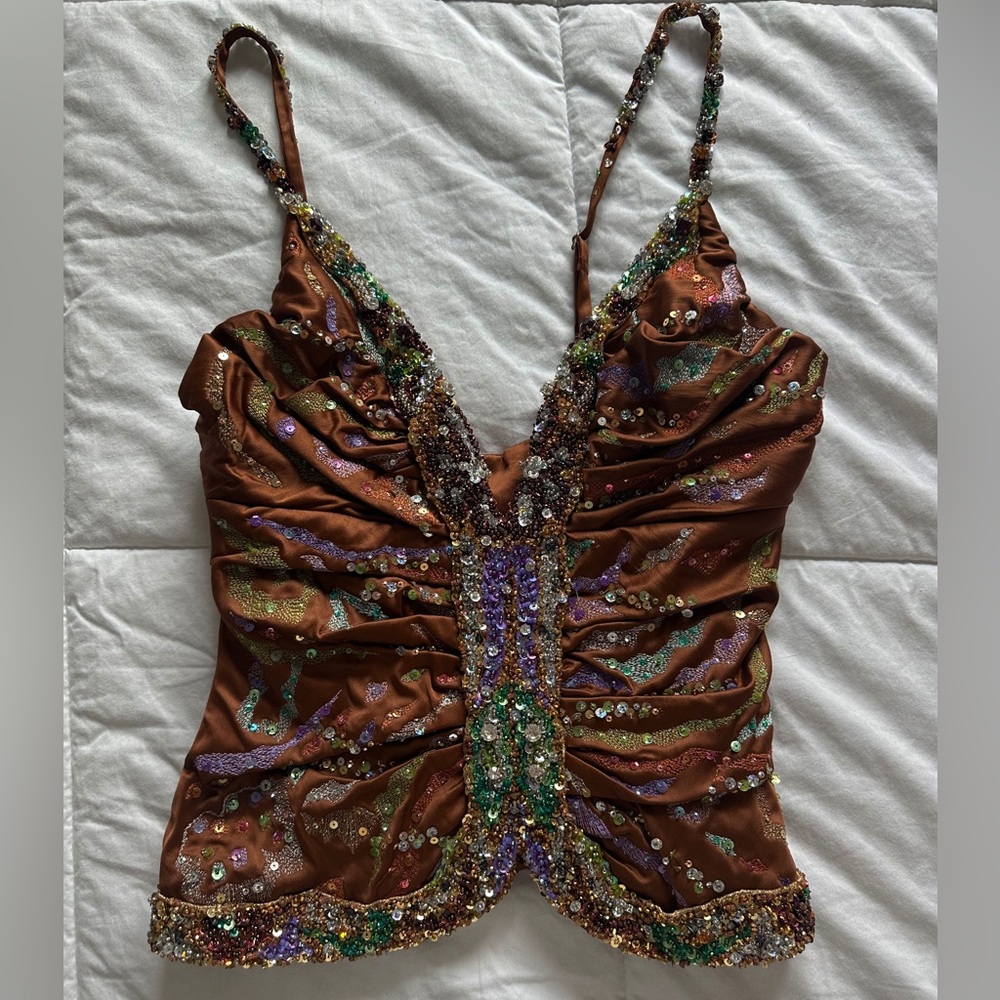 NWT/ Vintage Mandalay Corset top
